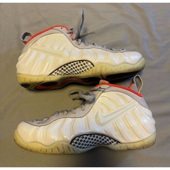 Nike Other - Nike Air Size 9.5 Foamposite Pro Premium Pure Platinum 2016 Men Used 616750-003